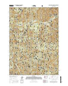 Saddleblanket Mountain 2017 topographic map thumbnail