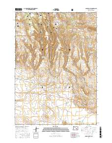 Sage Hen Hill 2017 topographic map thumbnail