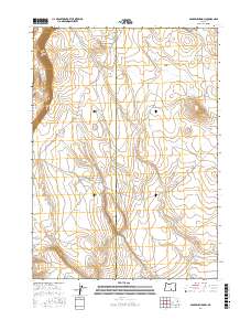 Sagebrush Knoll 2017 topographic map thumbnail