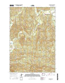 Sager Creek 2017 topographic map thumbnail