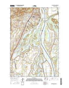 Saint Helens 2017 topographic map thumbnail