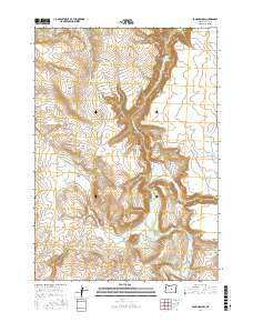 Sand Hollow 2017 topographic map thumbnail