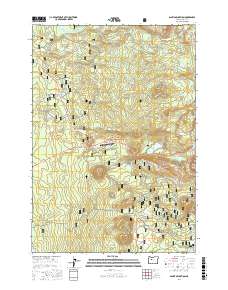 Santiam Junction 2017 topographic map thumbnail