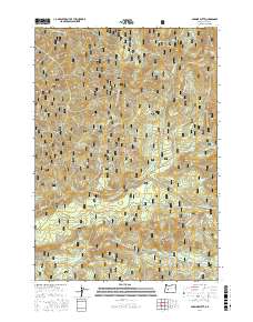 Sardine Butte 2017 topographic map thumbnail