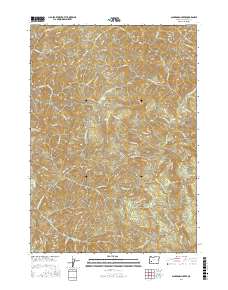 Scaredman Creek 2017 topographic map thumbnail