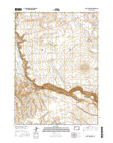 Scott Reservoir 2017 topographic map thumbnail