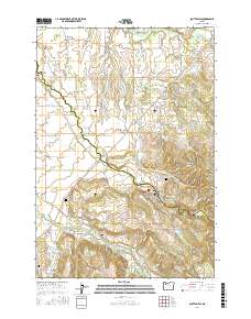 Scotts Mills 2017 topographic map thumbnail