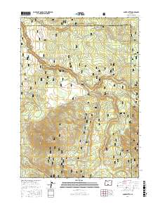 Shake Butte 2017 topographic map thumbnail