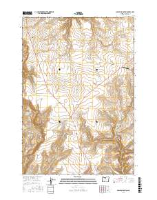 Shaniko Junction 2017 topographic map thumbnail