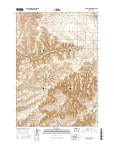Shaniko Summit 2017 topographic map thumbnail