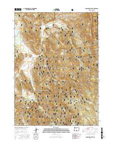 Shoestring Butte 2017 topographic map thumbnail