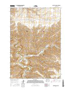 Shoestring Ridge 2017 topographic map thumbnail