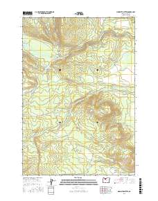 Sidwalter Buttes 2017 topographic map thumbnail