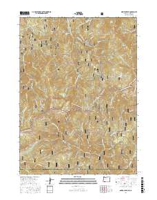 Siskiyou Peak 2017 topographic map thumbnail