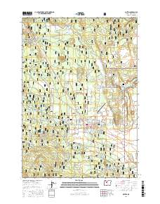 Sisters 2017 topographic map thumbnail
