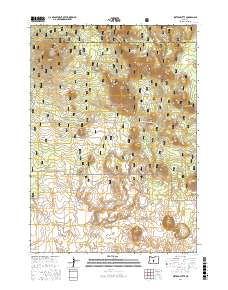 Sixteen Butte 2017 topographic map thumbnail
