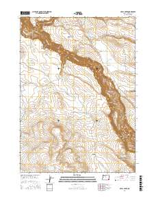 Skull Creek 2017 topographic map thumbnail