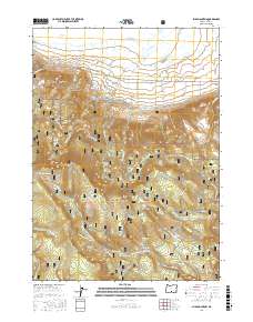 Slide Mountain 2017 topographic map preview