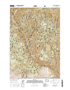 Sparta Butte 2017 topographic map thumbnail