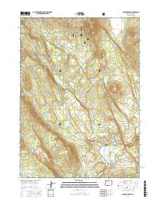 Spencer Creek 2017 topographic map thumbnail