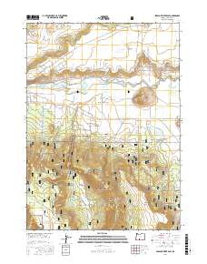Sprague River East 2017 topographic map thumbnail