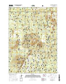 Spring Butte 2017 topographic map thumbnail