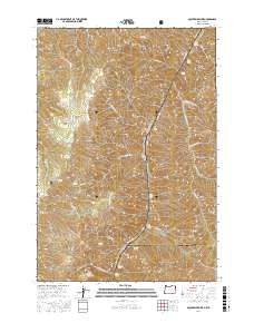 Squirrel Prairie 2017 topographic map thumbnail