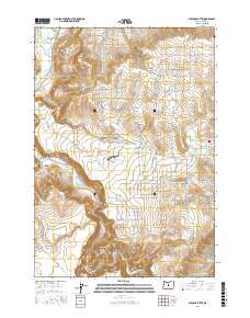 Stearns Butte 2017 topographic map thumbnail
