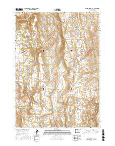 Stinkingwater Pass 2017 topographic map thumbnail