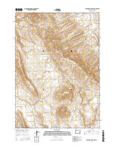 Stockade Mountain 2017 topographic map thumbnail