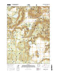 Strawberry Butte 2017 topographic map thumbnail