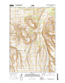 Strawberry Canyon NE 2017 topographic map thumbnail