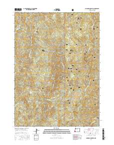 Sundown Mountain 2017 topographic map preview