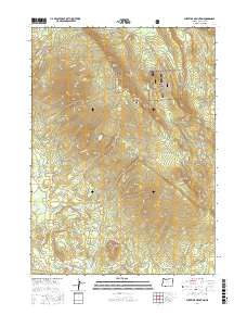 Surveyor Mountain 2017 topographic map thumbnail