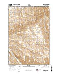 Swaggart Buttes 2017 topographic map thumbnail