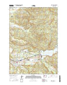 Sweet Home 2017 topographic map thumbnail