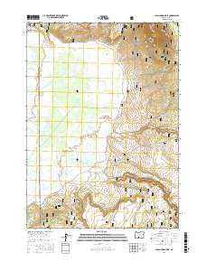 Sycan Marsh East 2017 topographic map thumbnail