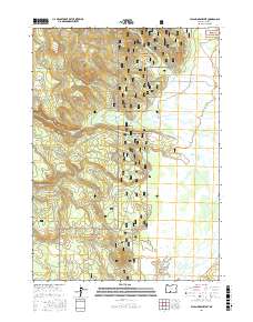 Sycan Marsh West 2017 topographic map thumbnail