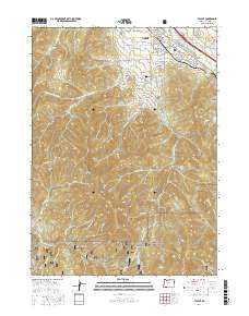 Talent 2017 topographic map thumbnail