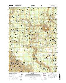 Tea Table Mountain 2017 topographic map thumbnail