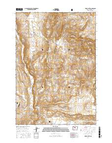 Teller Butte 2017 topographic map thumbnail