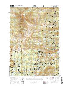 Three Fingered Jack 2017 topographic map thumbnail