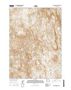 Three Fingers Rock 2017 topographic map thumbnail