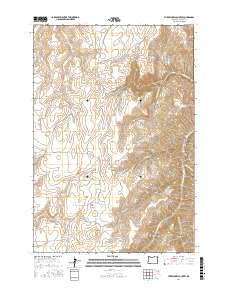 Three Lakes Country 2017 topographic map thumbnail
