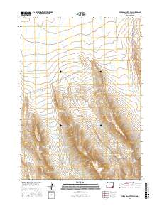 Three Man Butte Well 2017 topographic map thumbnail