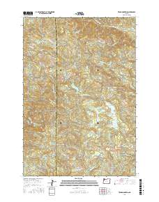 Trask Mountain 2017 topographic map thumbnail