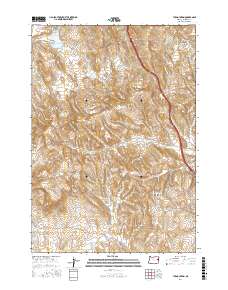 Tub Mountain 2017 topographic map thumbnail