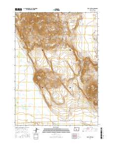 Tuff Butte 2017 topographic map thumbnail