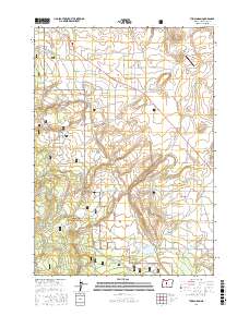 Tumalo Dam 2017 topographic map thumbnail
