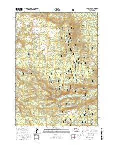 Tumalo Falls 2017 topographic map thumbnail
